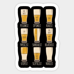 Beer Personality Traits Sticker